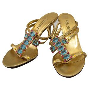 stone studded sandals